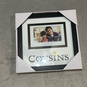 Black Cousins Photo Frame